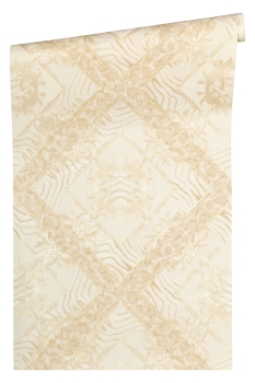 Versace Vasmara, beige, creme, metallic