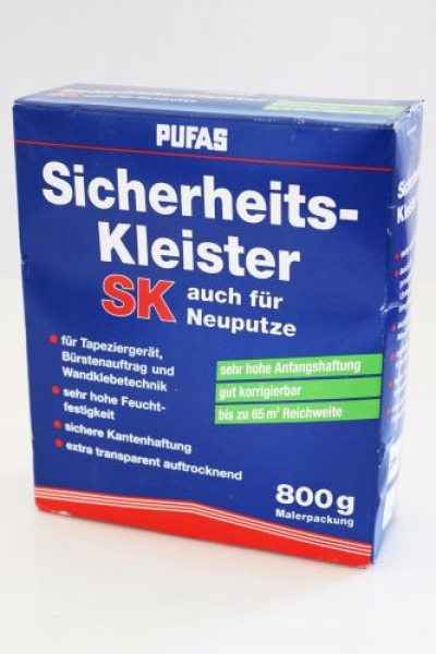 Kleister für Vliestapeten "Pufas Sicherheits-Kleister SK",  800g